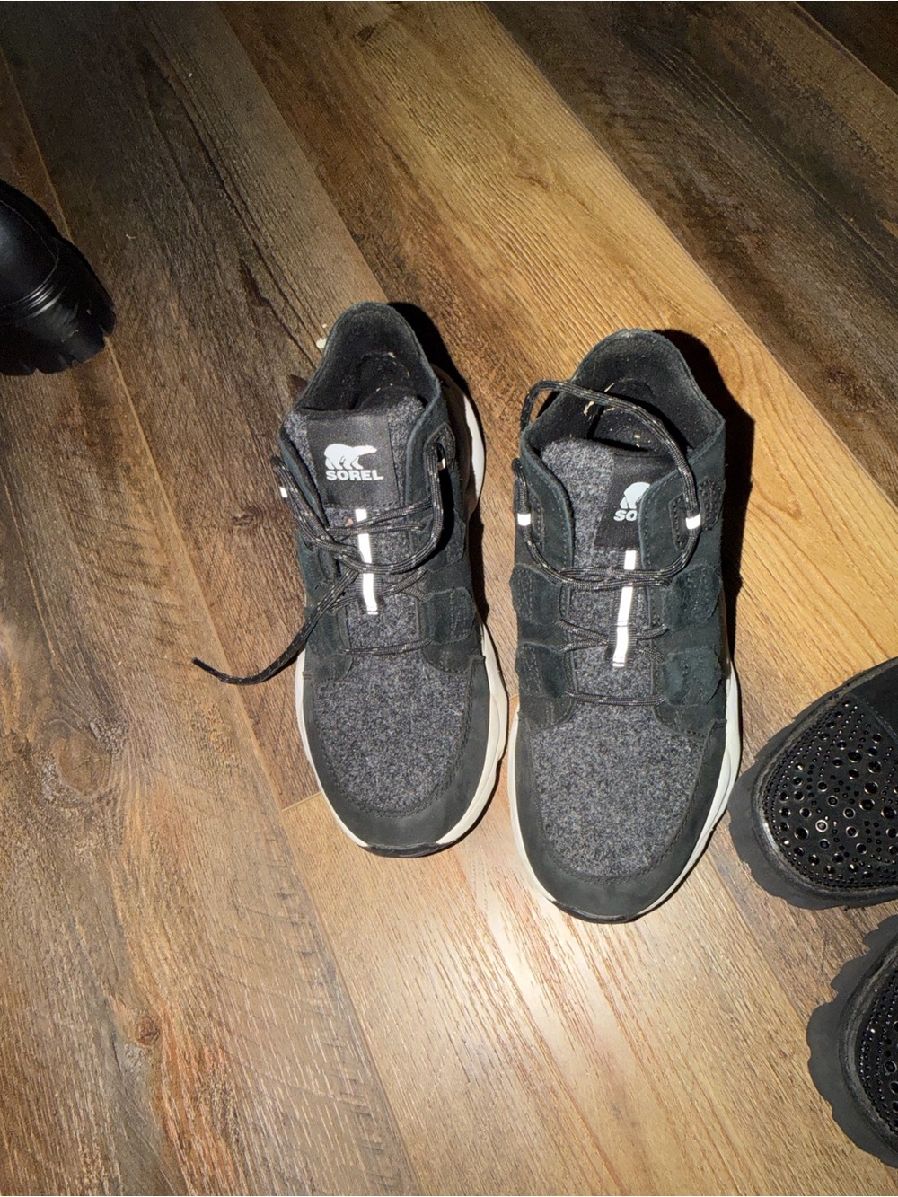 Sorel  Black and Gray Casual Sneakers